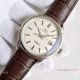 Swiss IWC Schaffhausen Cal.80111 Fake Watch Stainless Steel White Dial Leather (3)_th.jpg